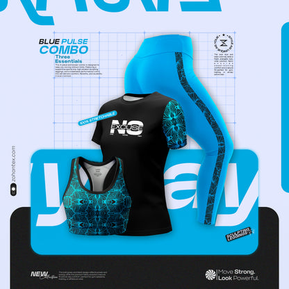 Zoto Blue Plus 3pcs Combo for Women CM117