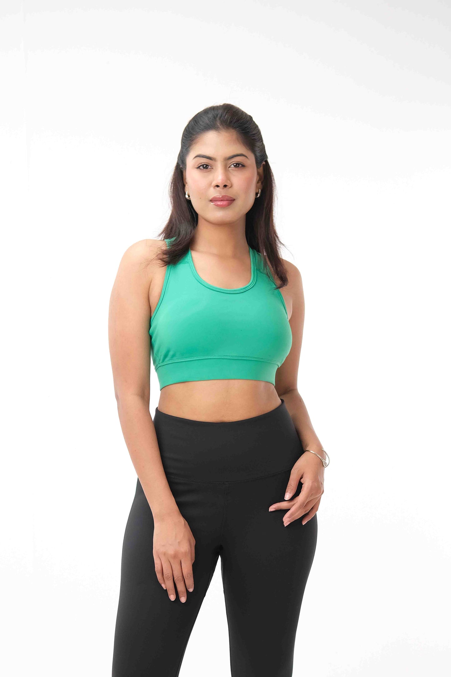 ZotoSculp Padded Sports Bra – High Support, Soft & Sweatproof Gym Bra
