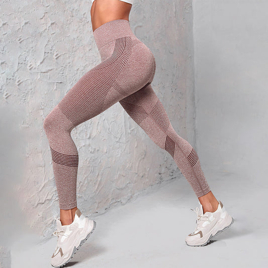 Women's Light Maroon Shameless Leggings – High-Waisted, Body-Shaping & Sweatproof Activewear