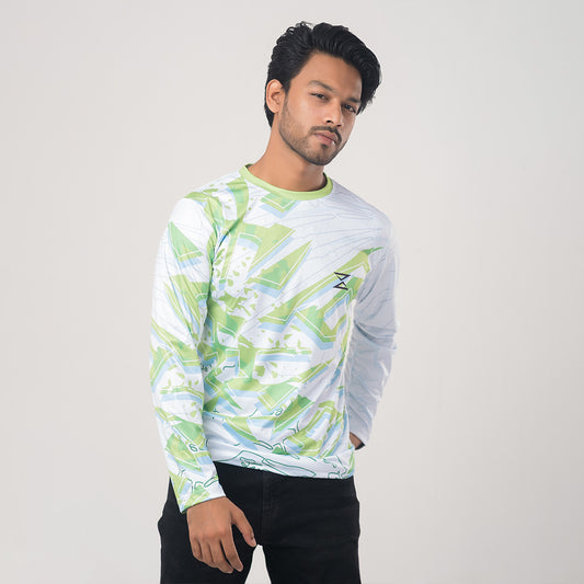 Men's Active Lime Long Sleeve T-Shirt – Workout & Training Activewear