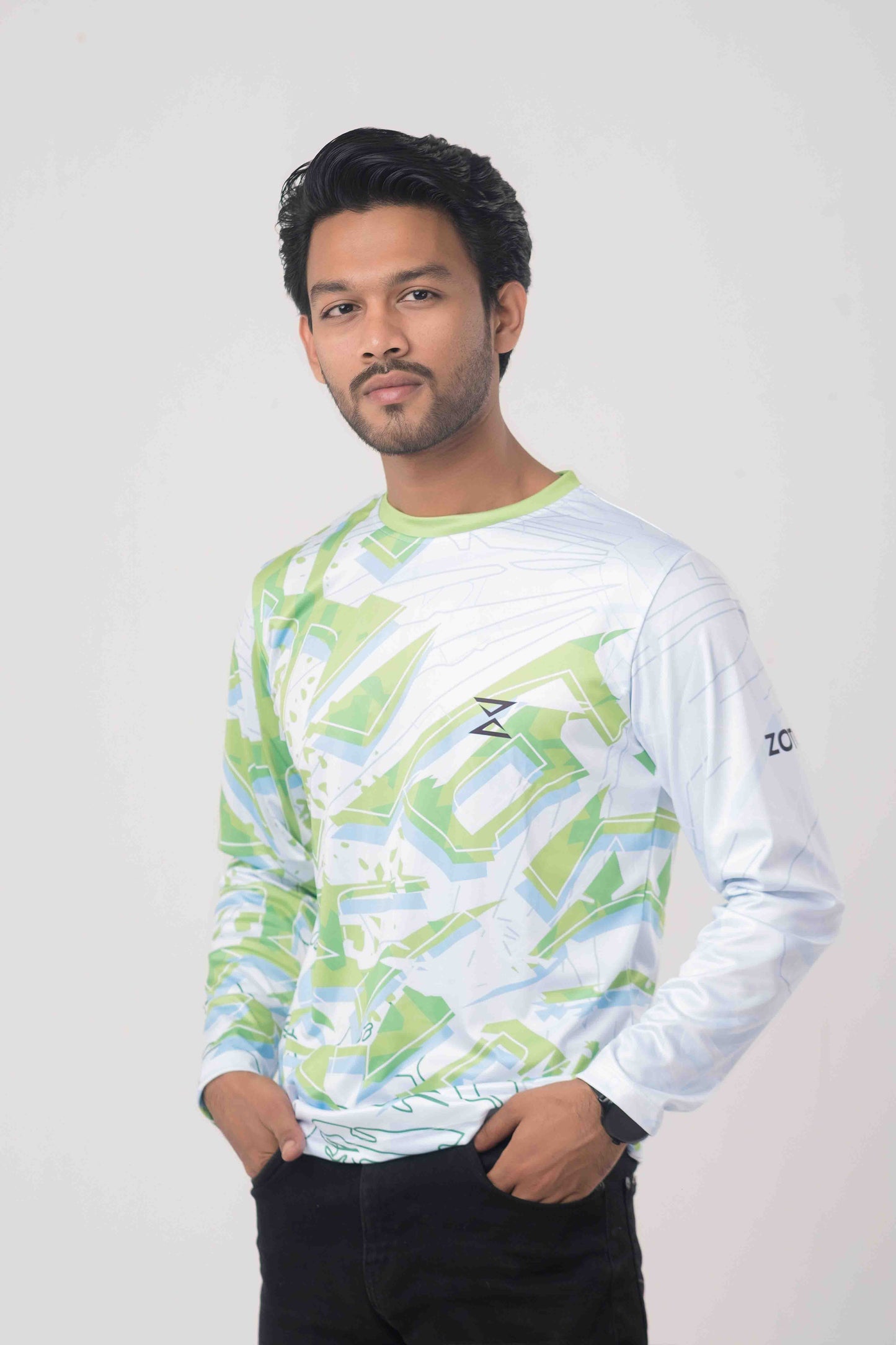 Men's Active Lime Long Sleeve T-Shirt – Workout & Training Activewear
