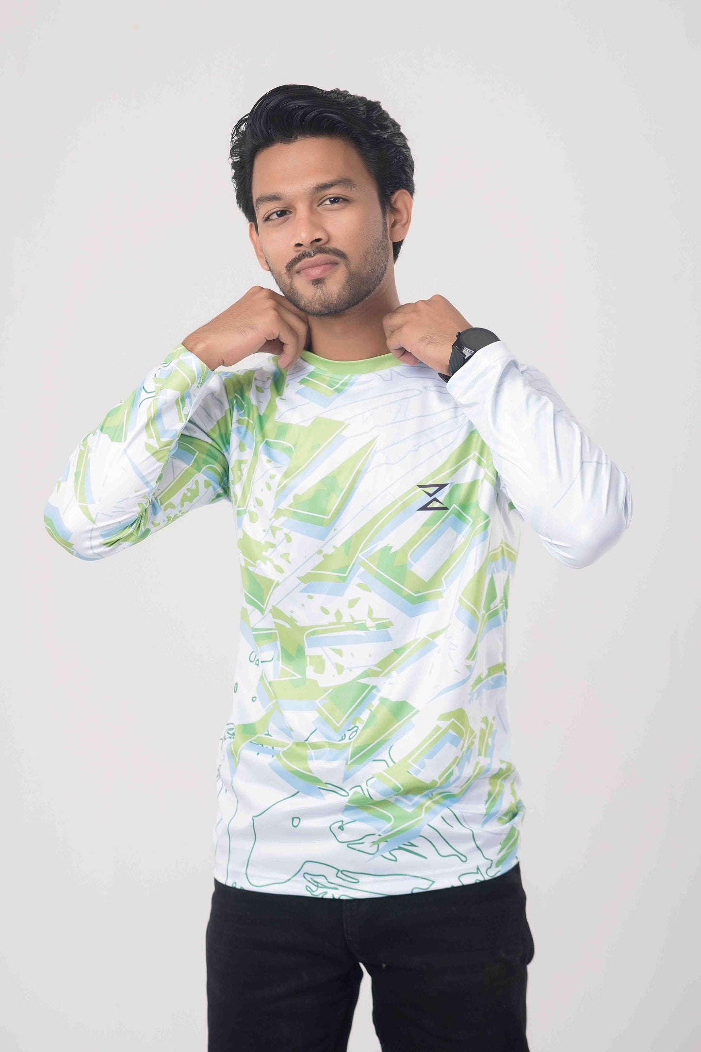 Men's Active Lime Long Sleeve T-Shirt – Workout & Training Activewear