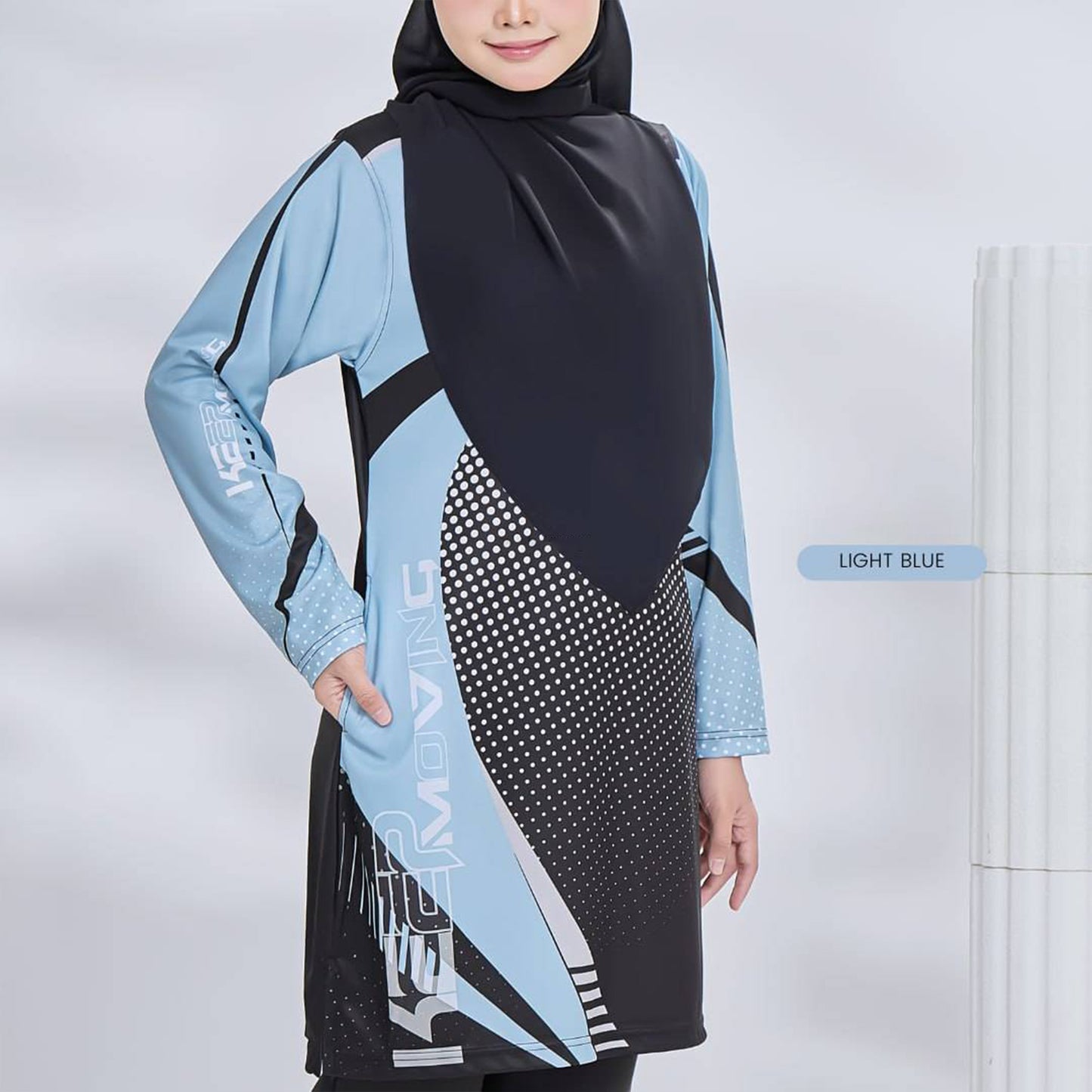 Modest Motion: Muslimah Activewear ZOTO KEEP MOVING JERSEY