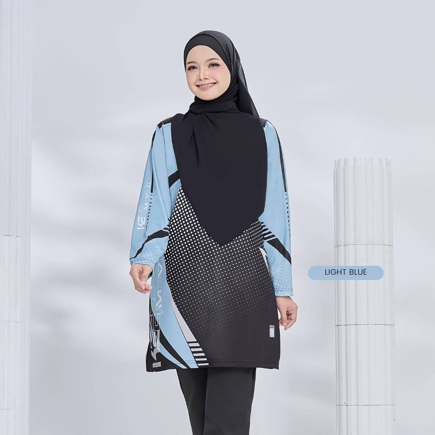 Modest Motion: Muslimah Activewear ZOTO KEEP MOVING JERSEY