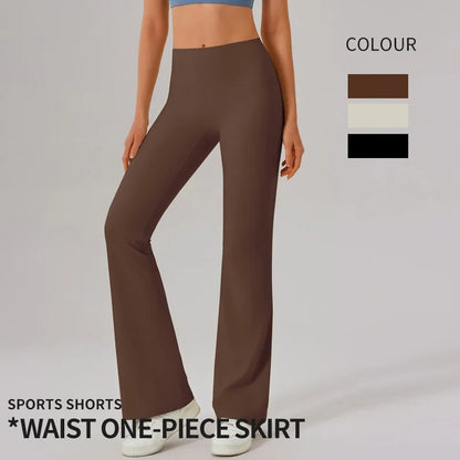 Micro Flared Yoga Outdoor Wear Two-piece Set CL03