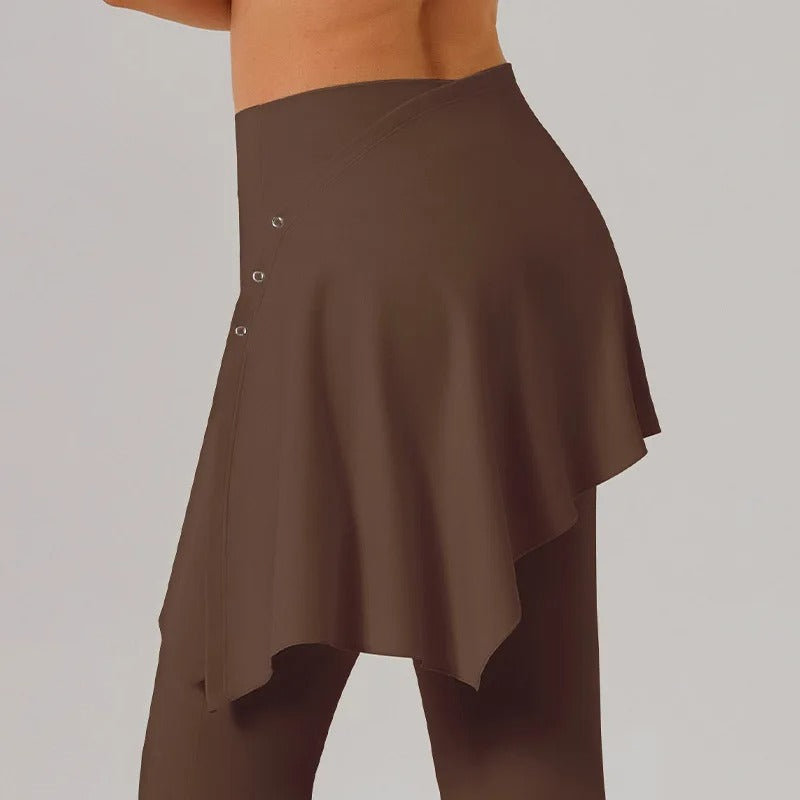 Micro Flared Yoga Outdoor Wear Two-piece Set CL03