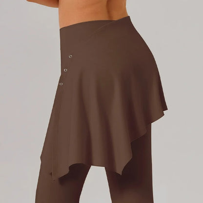 Micro Flared Yoga Outdoor Wear Two-piece Set CL03